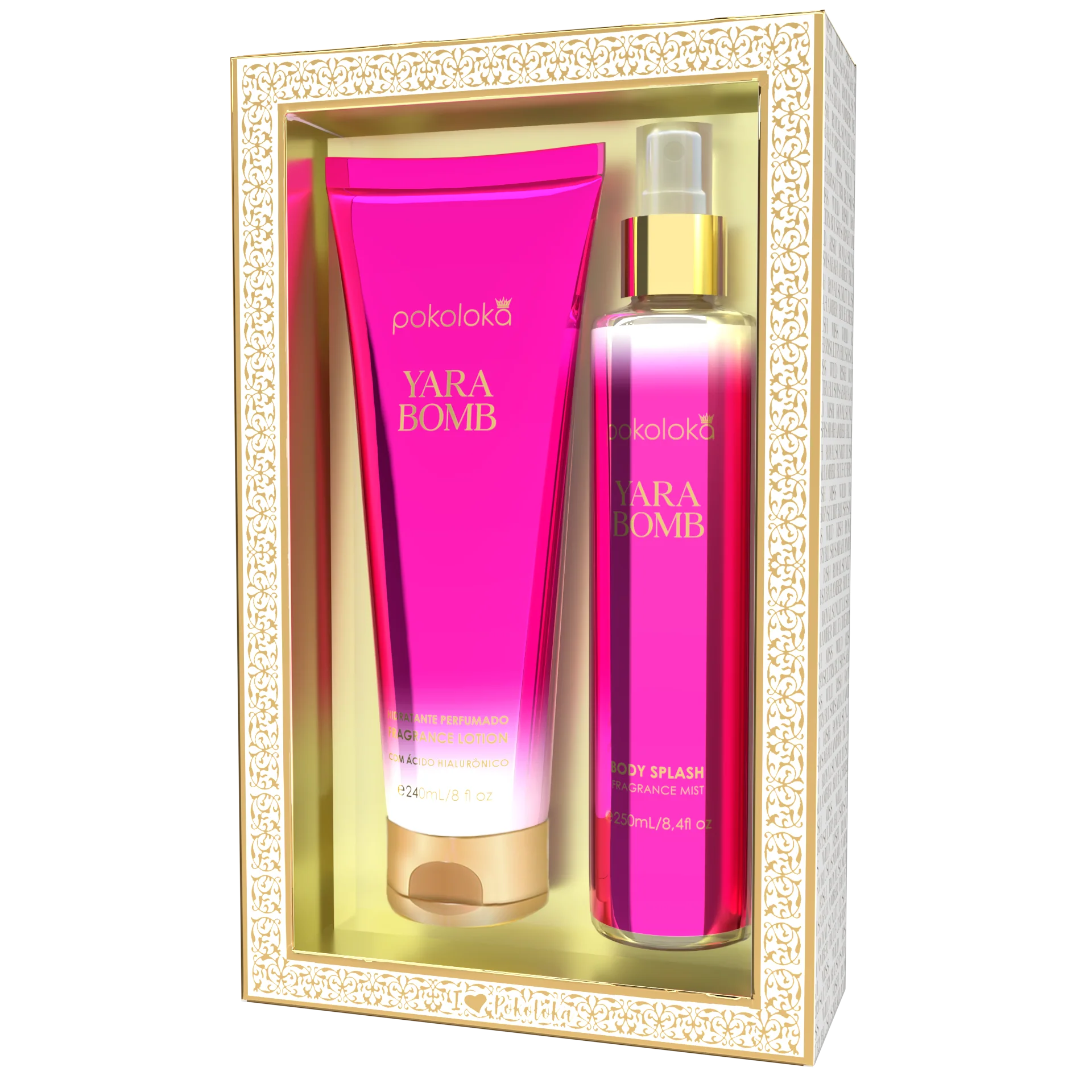Kit Pokoloka Luxury Yara Bomb — Árabes com entrega em Recife e RMR | Liquida Perfumes