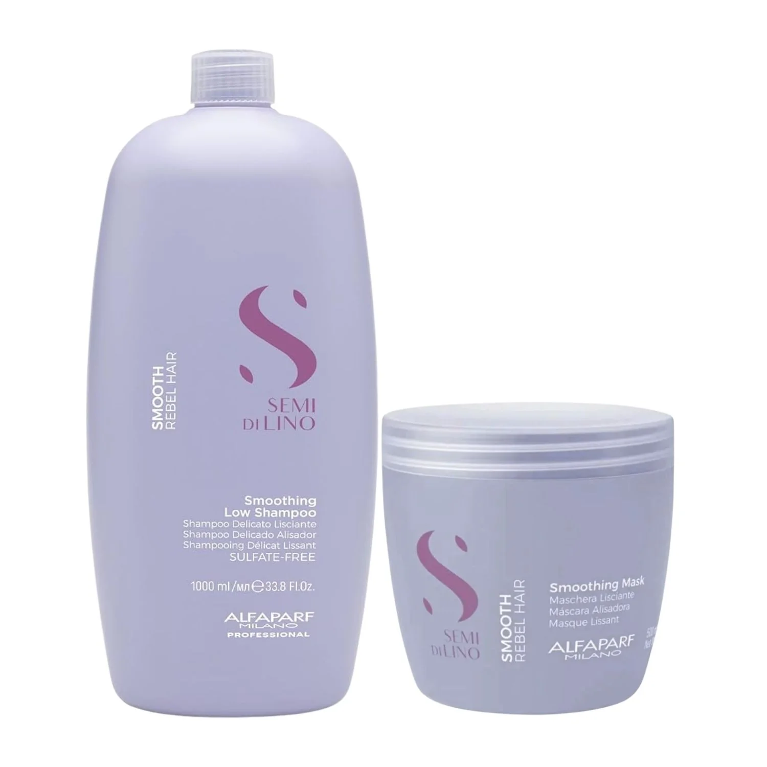 Combo Shampoo Smoothing 1L + Máscara Smoothing 500ml Alfaparf — Alfaparf com entrega em Recife e RMR | Liquida Perfumes