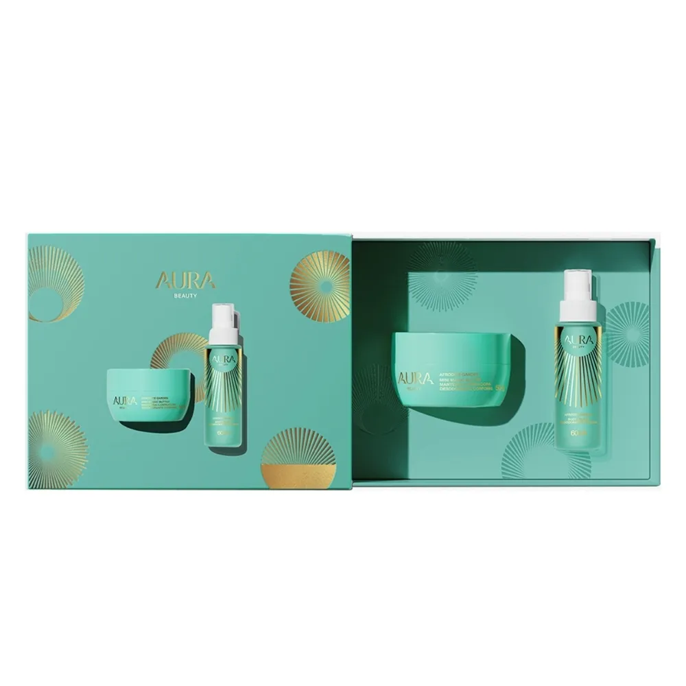 Kit Aura Afrodite Body Splash + Manteiga Iluminadora — Aura,Beauty com entrega em Recife e RMR | Liquida Perfumes