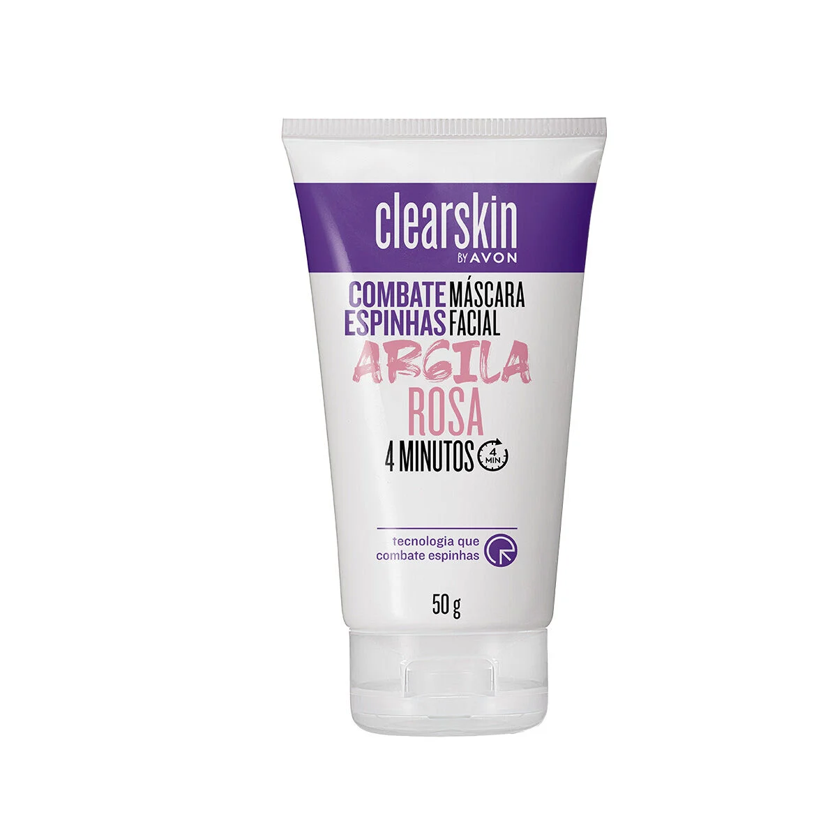 Máscara Facial Combate Espinhas Argila Rosa Clearskin Avon — Avon com entrega em Recife e RMR | Liquida Perfumes