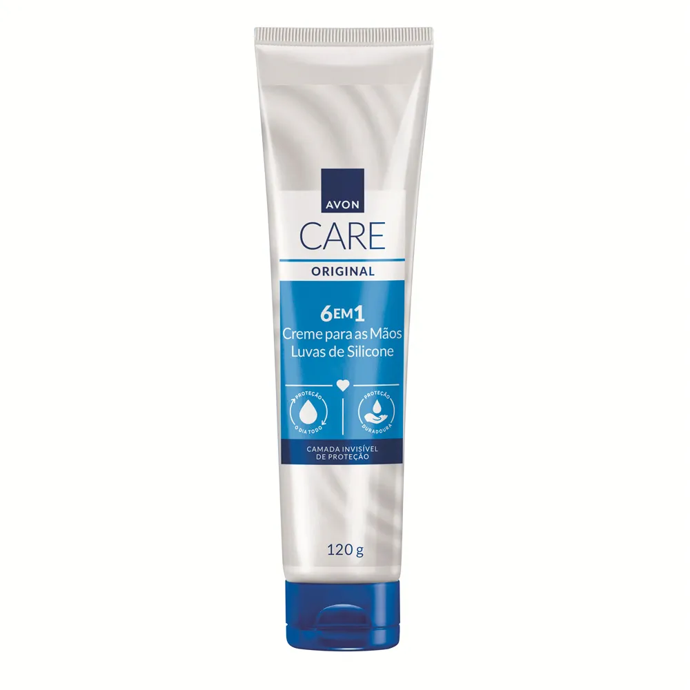 Creme Para Mãos Luvas de Silicone 6 em 1 Avon Care Original 120g — Avon com entrega em Recife e RMR | Liquida Perfumes
