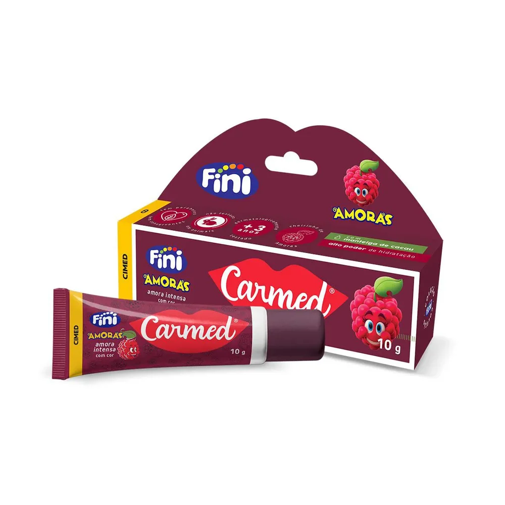 Hidratante Labial Amora Escura 10G Carmed — Carmed com entrega em Recife e RMR | Liquida Perfumes