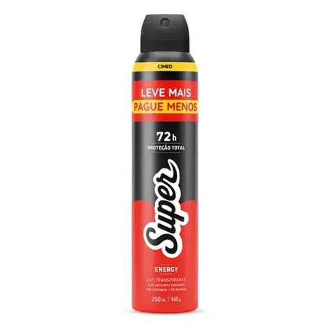 Super Desodorante Energy 250ML — Carmed com entrega em Recife e RMR | Liquida Perfumes