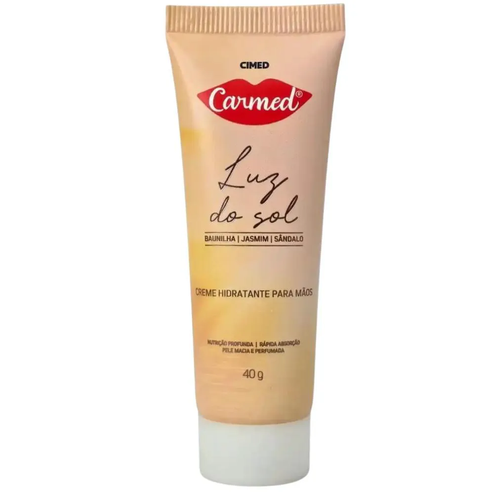 Hidratante Para Mãos Luz do Sol 40G Carmed — Carmed com entrega em Recife e RMR | Liquida Perfumes