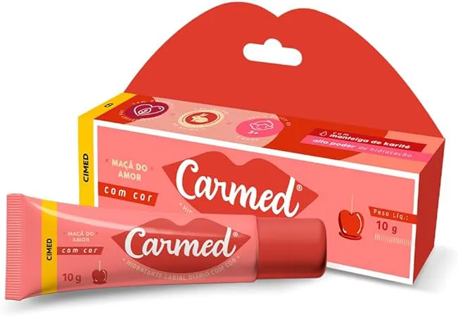 Hidratante Labial Maça do Amor 10G Carmed — Carmed com entrega em Recife e RMR | Liquida Perfumes