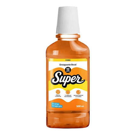 Enxaguante Bucal Super 12H Frutas Tropicais 500ML — Carmed com entrega em Recife e RMR | Liquida Perfumes