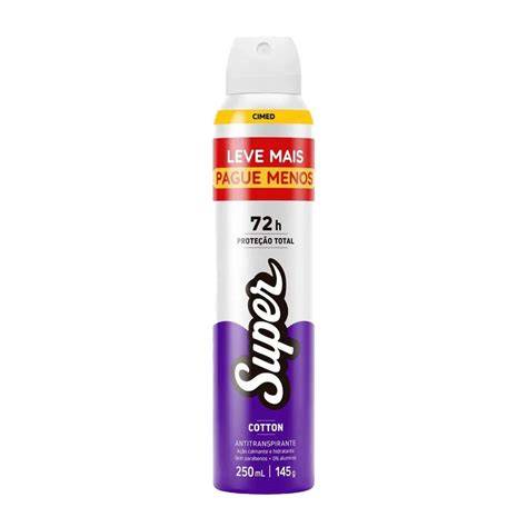 Super Desodorante Cotton 250ml — Carmed com entrega em Recife e RMR | Liquida Perfumes