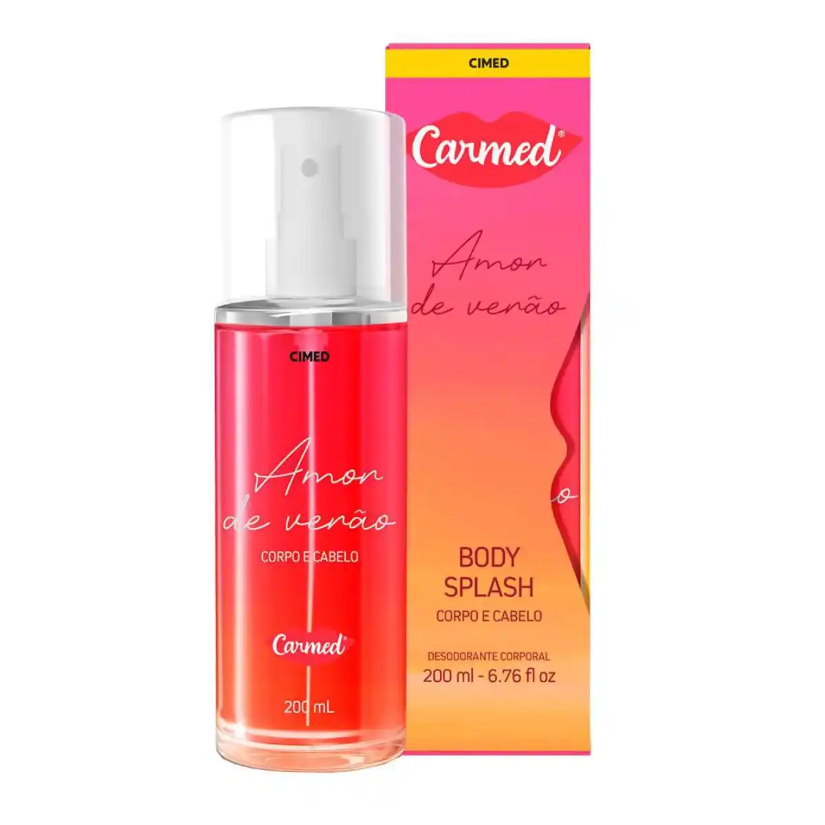 Body Splash Amor de Verão 200ml Carmed — Carmed com entrega em Recife | Liquida Perfumes