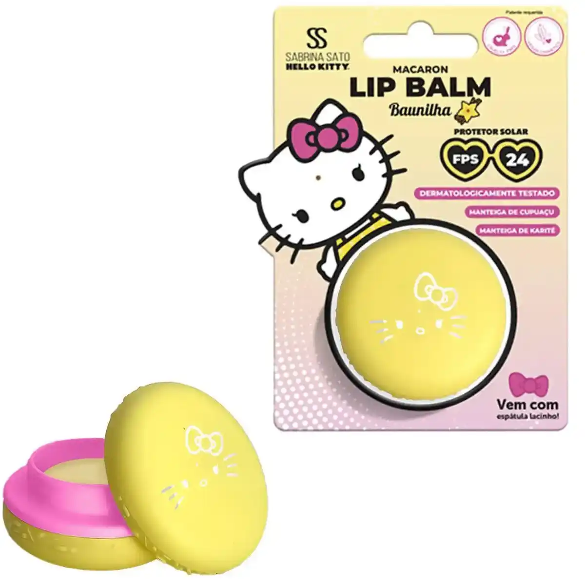 Lip Balm Hello Kitty Baunilha Cia Beauty — Cia.Beauty com entrega em Recife e RMR | Liquida Perfumes