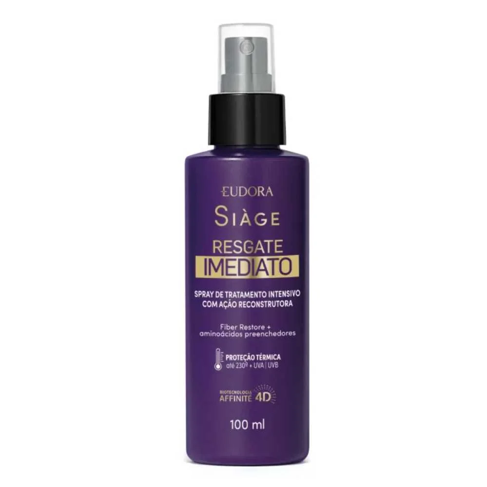 Spray de Tratamento Itensivo Resgate Imediato Siage — Eudora com entrega em Recife e RMR | Liquida Perfumes