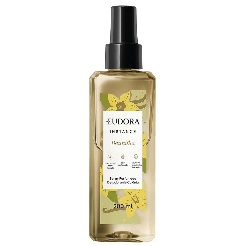 Body Splash Eudora Instance Baunilha — Eudora com entrega em Recife e RMR | Liquida Perfumes