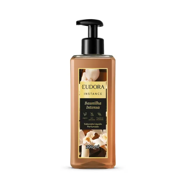 Sabonete Liquido Baunilha Intensa Eudora Instance — Eudora com entrega em Recife e RMR | Liquida Perfumes