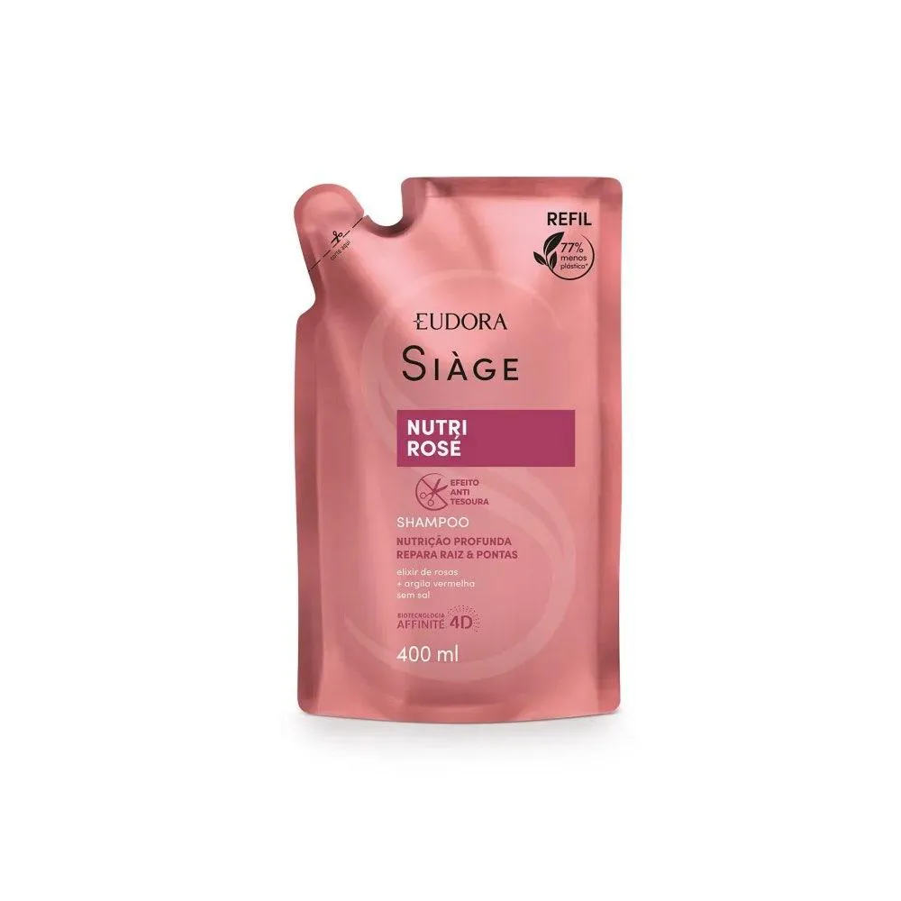 Refil Shampoo Nutri Rosé Siage Eudora — Eudora com entrega em Recife e RMR | Liquida Perfumes