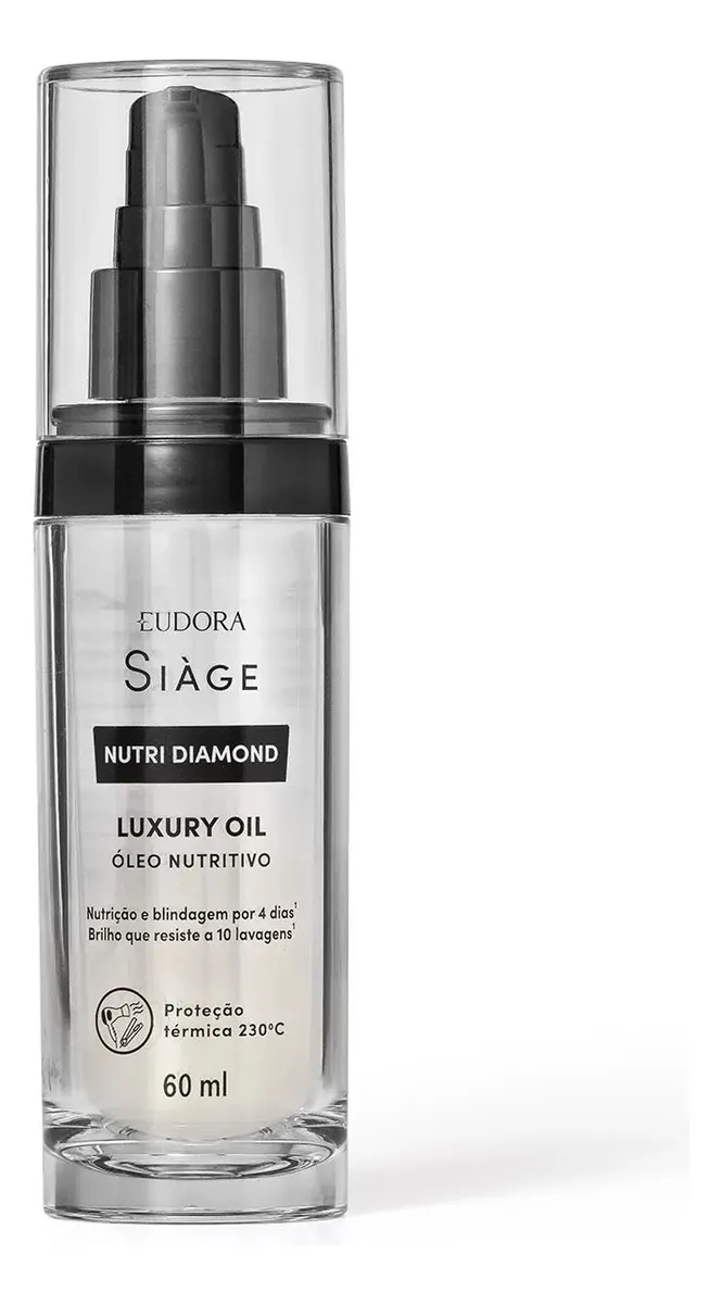 Óleo Nutritivo Nutri Diamond Luxury Oil Siáge — Eudora com entrega em Recife e RMR | Liquida Perfumes