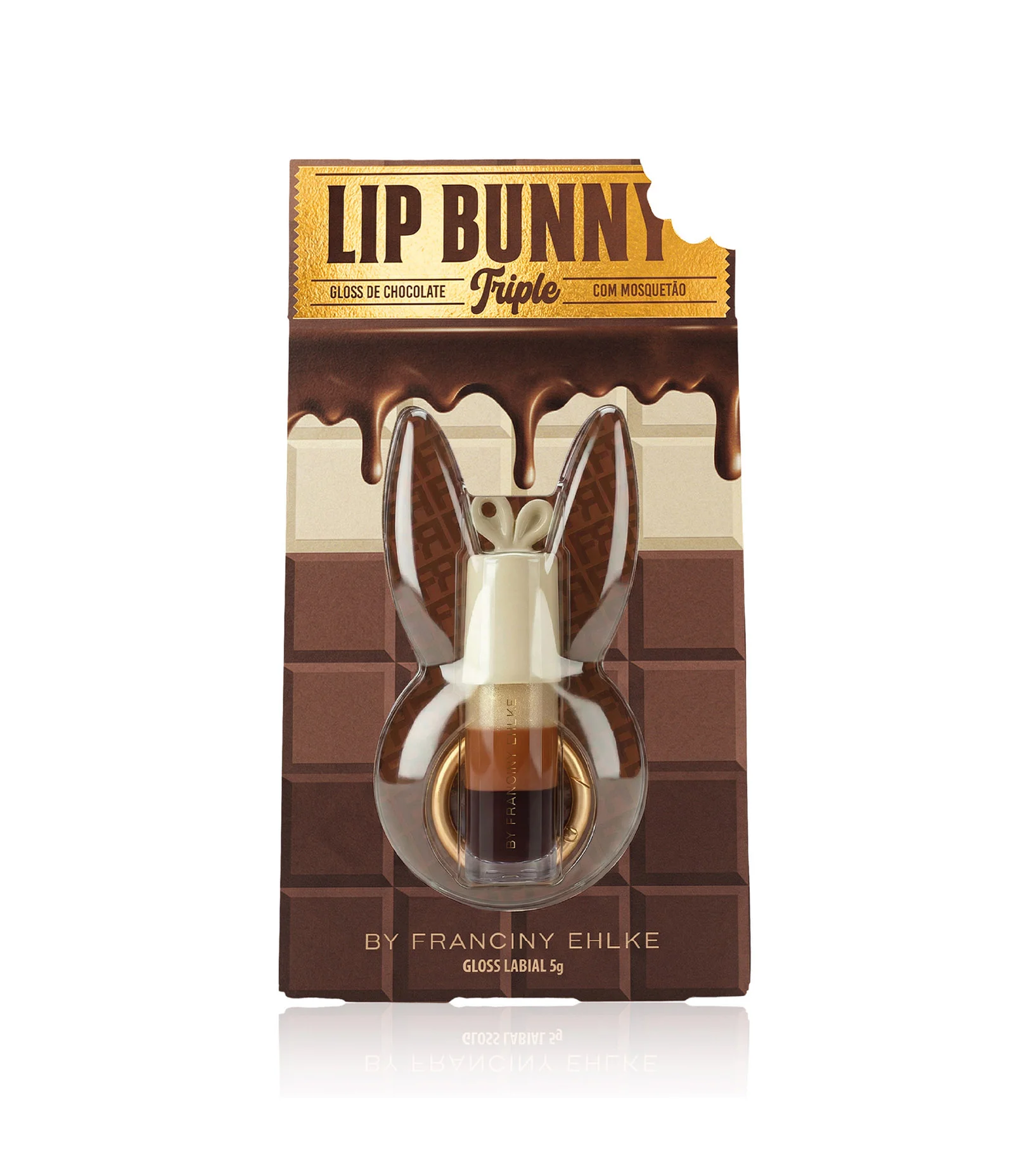 Gloss Lip Bunny Triple Franciny Ehlke — Fan com entrega em Recife e RMR | Liquida Perfumes