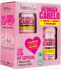 Kit Desmaia Cabelo Máscara + Shampoo Forever Liss — Forever com entrega em Recife e RMR | Liquida Perfumes