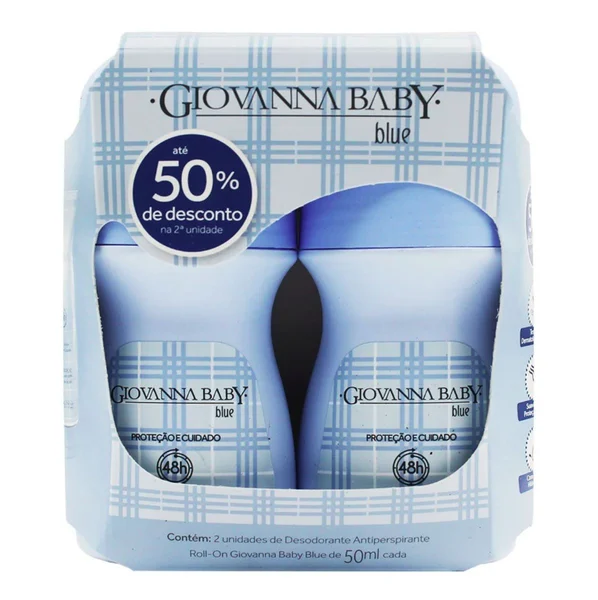 Pack Roll-on Blue Giovanna Baby — Giovanna com entrega em Recife e RMR | Liquida Perfumes