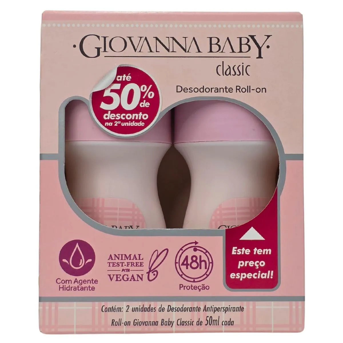Pack Roll-on Classic Giovanna Baby — Giovanna com entrega em Recife e RMR | Liquida Perfumes