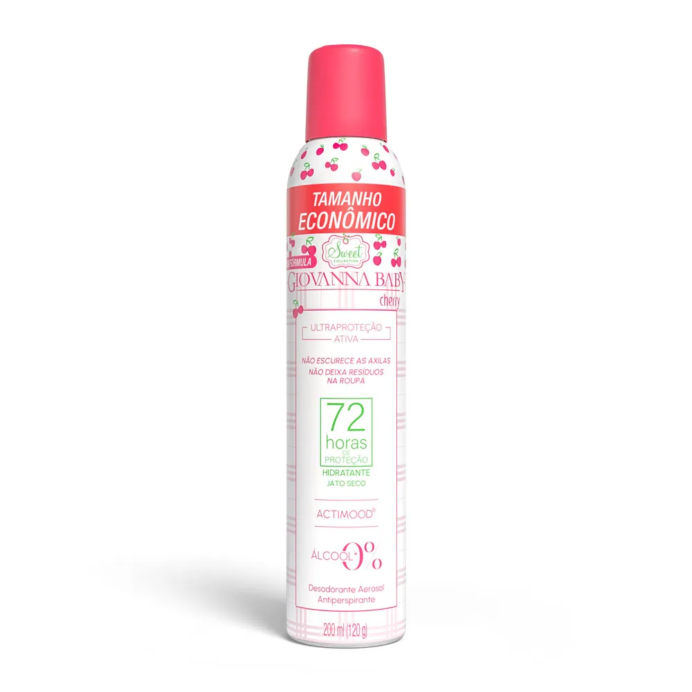 Desodorante Aerosol Economico Cherry 200ml — Giovanna com entrega em Recife e RMR | Liquida Perfumes