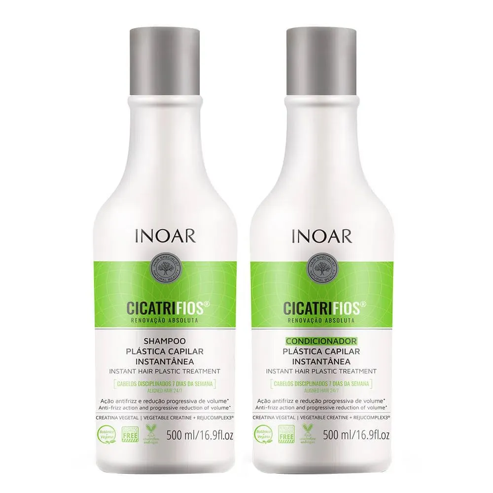 Kit Shampoo + Condicionador Cicatrifios 500ml — Inoar com entrega em Recife e RMR | Liquida Perfumes