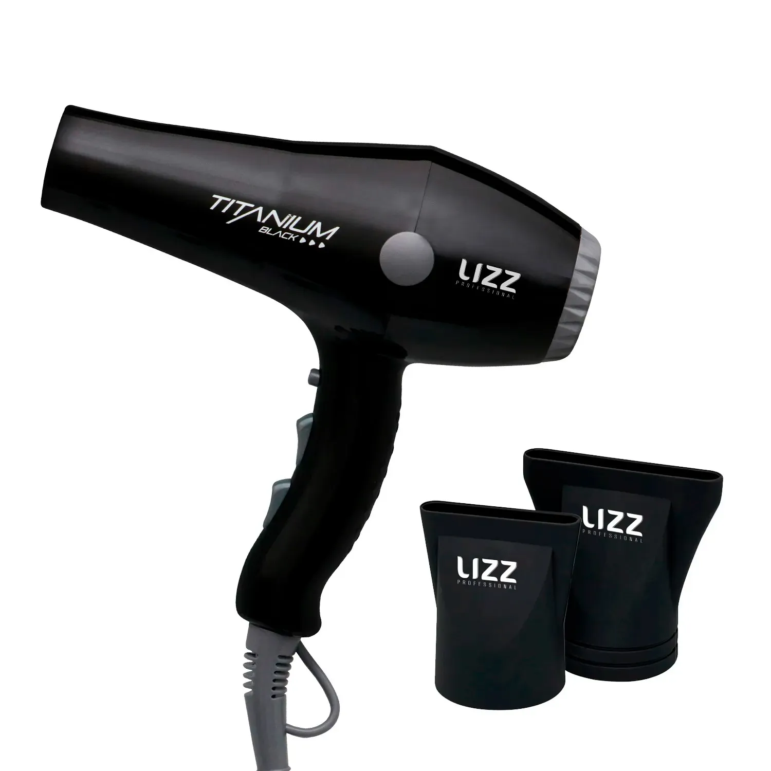 Secador Titanium Black Lizz Professional — Lizz com entrega em Recife e RMR | Liquida Perfumes