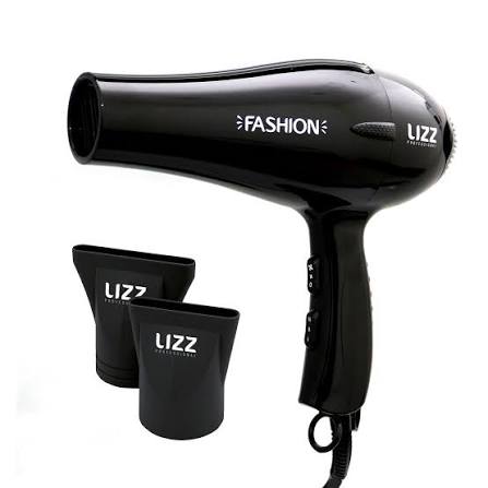 Secador Fashion Preto Lizz Professional — Lizz com entrega em Recife e RMR | Liquida Perfumes