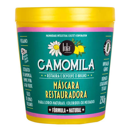 Máscara Restauradora Camomila Lola 230g — Lola com entrega em Recife e RMR | Liquida Perfumes