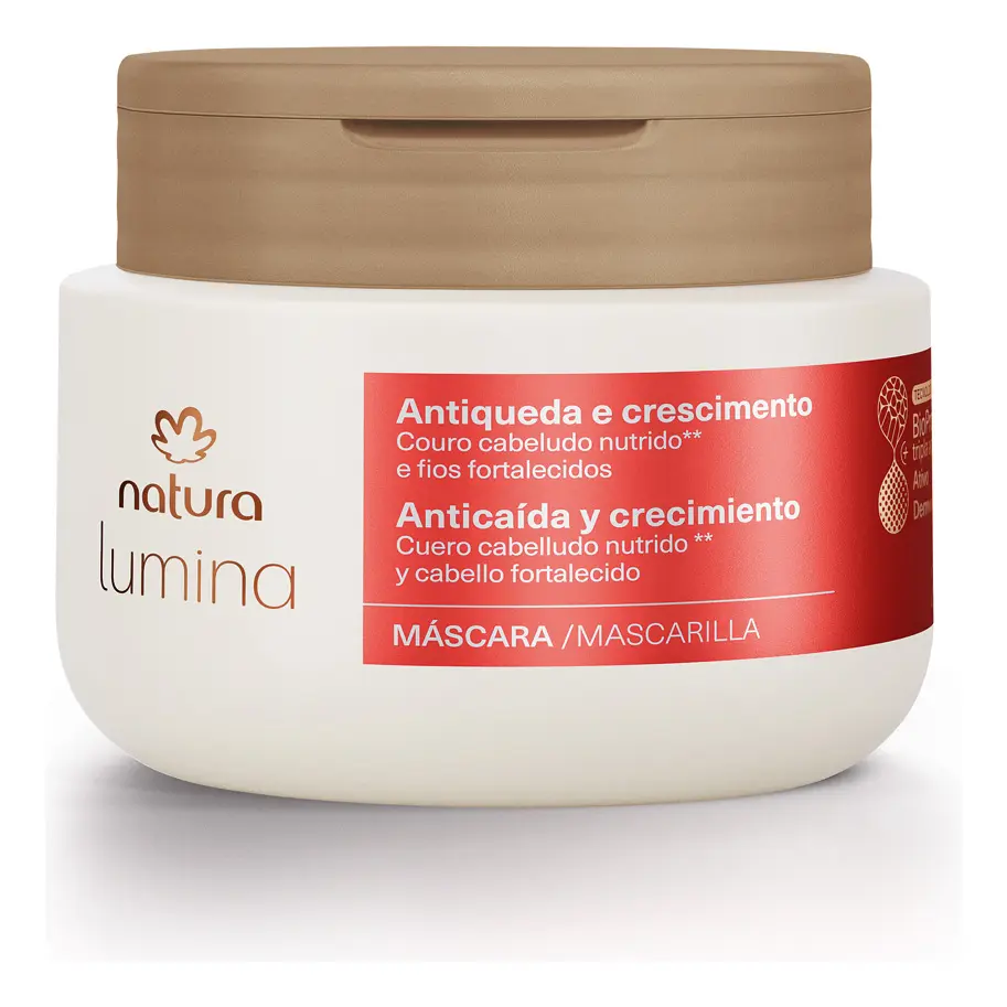 Máscara Antiqueda e Crescimento Lumina Natura — Natura com entrega em Recife e RMR | Liquida Perfumes