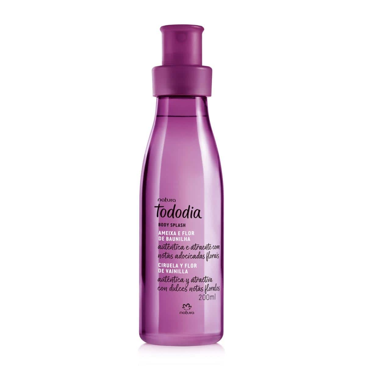 Body Splash Ameixa e Flor de Baunilha Natura Todo Dia — Natura com entrega em Recife | Liquida Perfumes