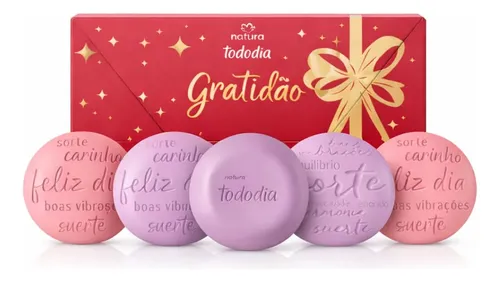 Caixa de Sabonete Natura Gratidão 5 Und — Natura com entrega em Recife e RMR | Liquida Perfumes