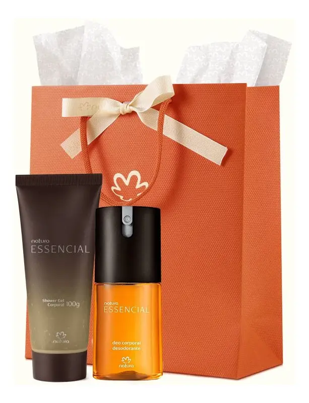 Combo Essencial Tradicional + Shower Gel + Deo Corporal — Natura com entrega em Recife e RMR | Liquida Perfumes