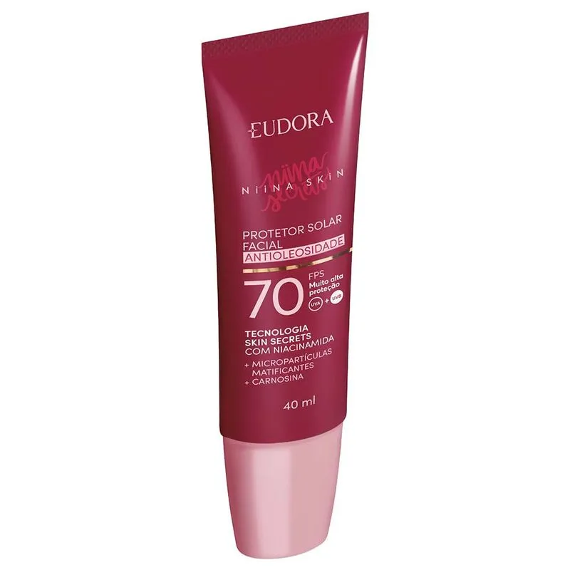 Protetor Solar Facial Anti Óleosidade FPS 70 Niina Secrets — Niina com entrega em Recife e RMR | Liquida Perfumes