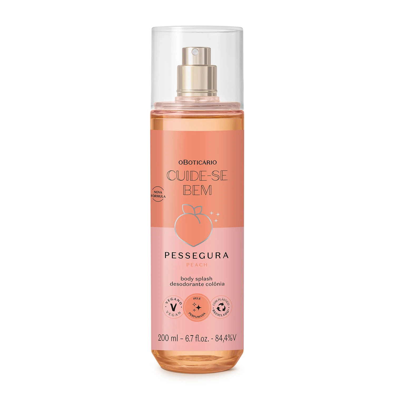 Body Splash Cuide-se Bem Pessegura — Oboticário com entrega em Recife | Liquida Perfumes