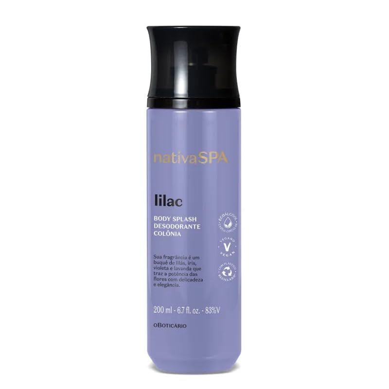Body Splash Nativa Spa Lilac — Oboticário com entrega em Recife e RMR | Liquida Perfumes