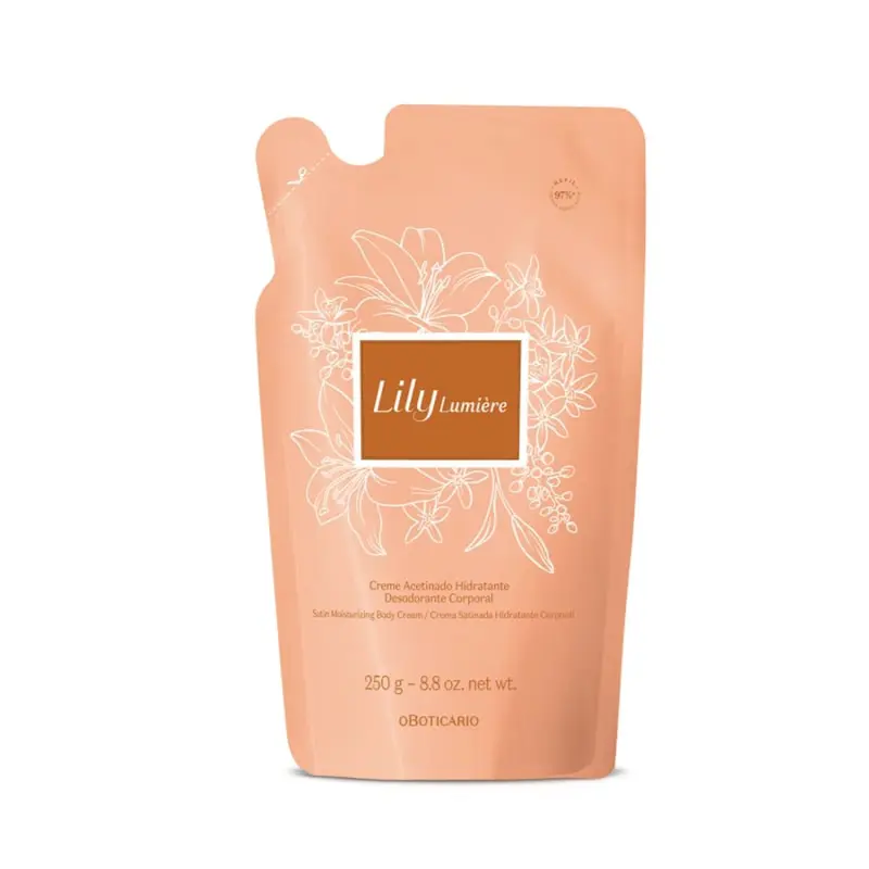 Refil Hidratante Acetinado Lily Lumiére — Oboticário com entrega em Recife e RMR | Liquida Perfumes
