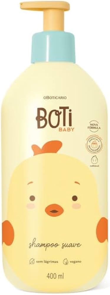Shampoo Suave Boti Baby 400ml — Oboticário com entrega em Recife e RMR | Liquida Perfumes