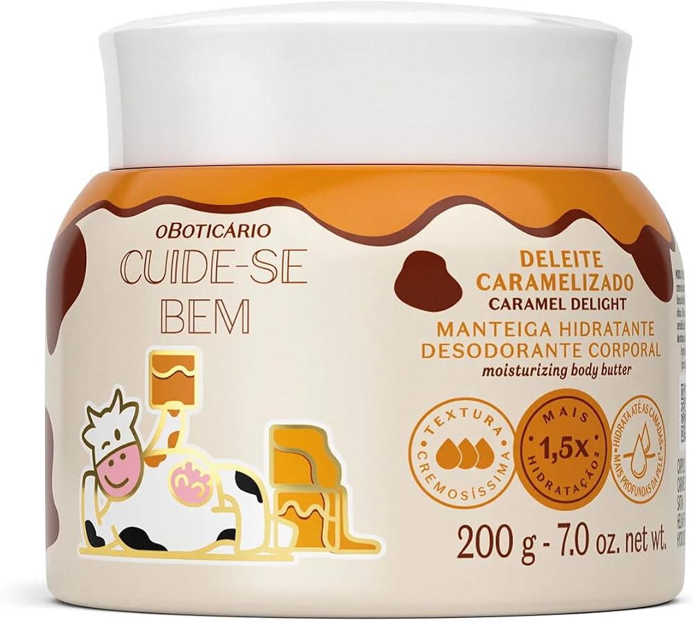 Manteiga Hidratante Cuide-se Bem Deleite Caramelizado — Oboticário com entrega em Recife e RMR | Liquida Perfumes