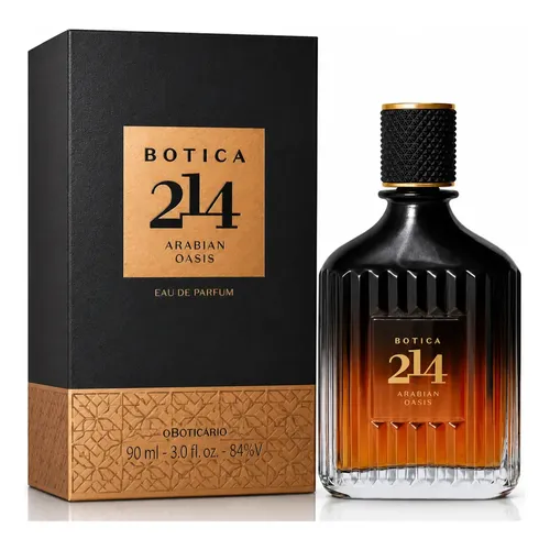 Botica 214 Arabian Oasis Masculino — Oboticário com entrega em Recife e RMR | Liquida Perfumes