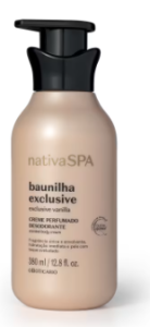 Nativa Spa Regular Baunilha Exclusive 380ml — Oboticário com entrega em Recife e RMR | Liquida Perfumes