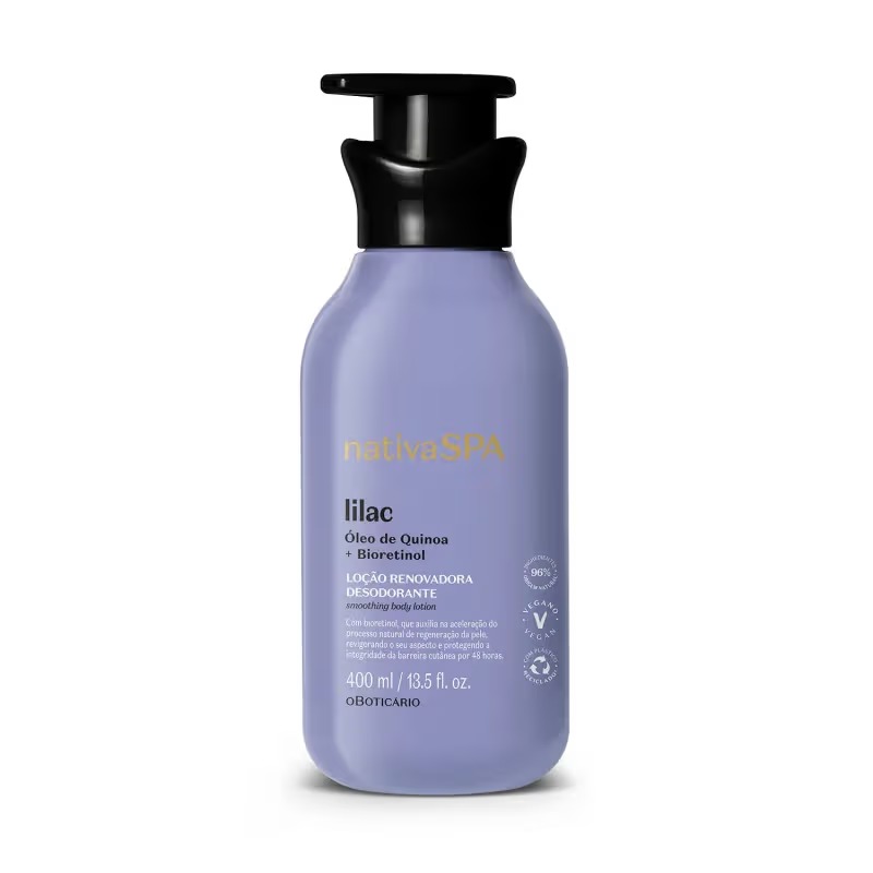 Hidratante Regular Lilac Nativa Spa — Oboticário com entrega em Recife e RMR | Liquida Perfumes