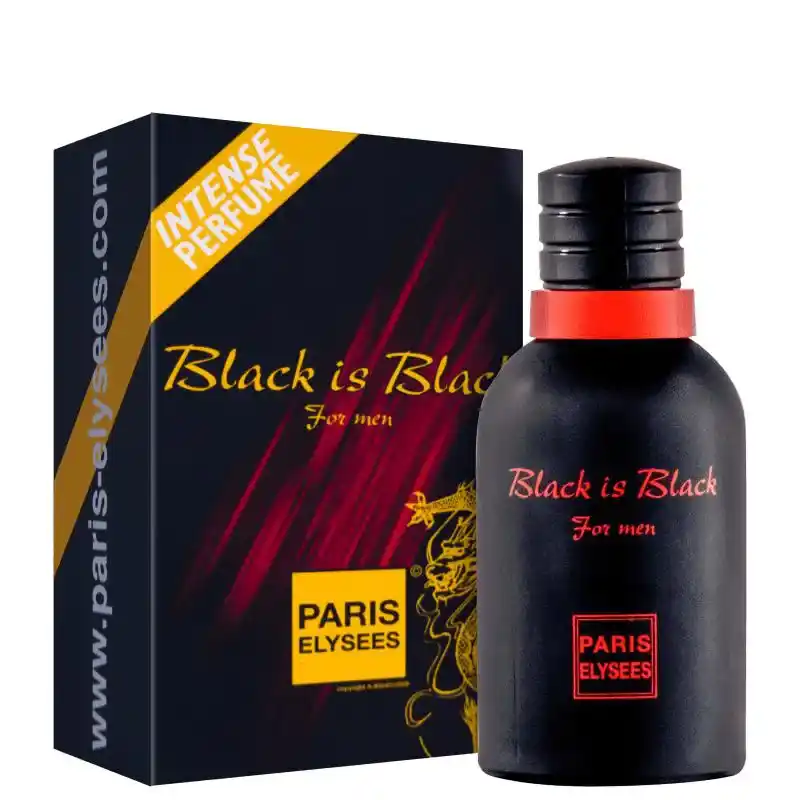 Black is Black For Men Paris Elysees — ParisElysees com entrega em Recife e RMR | Liquida Perfumes