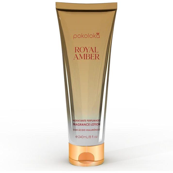 Hidratante Pokoloka Luxury Royal Amber 240ml — Pokoloka com entrega em Recife e RMR | Liquida Perfumes