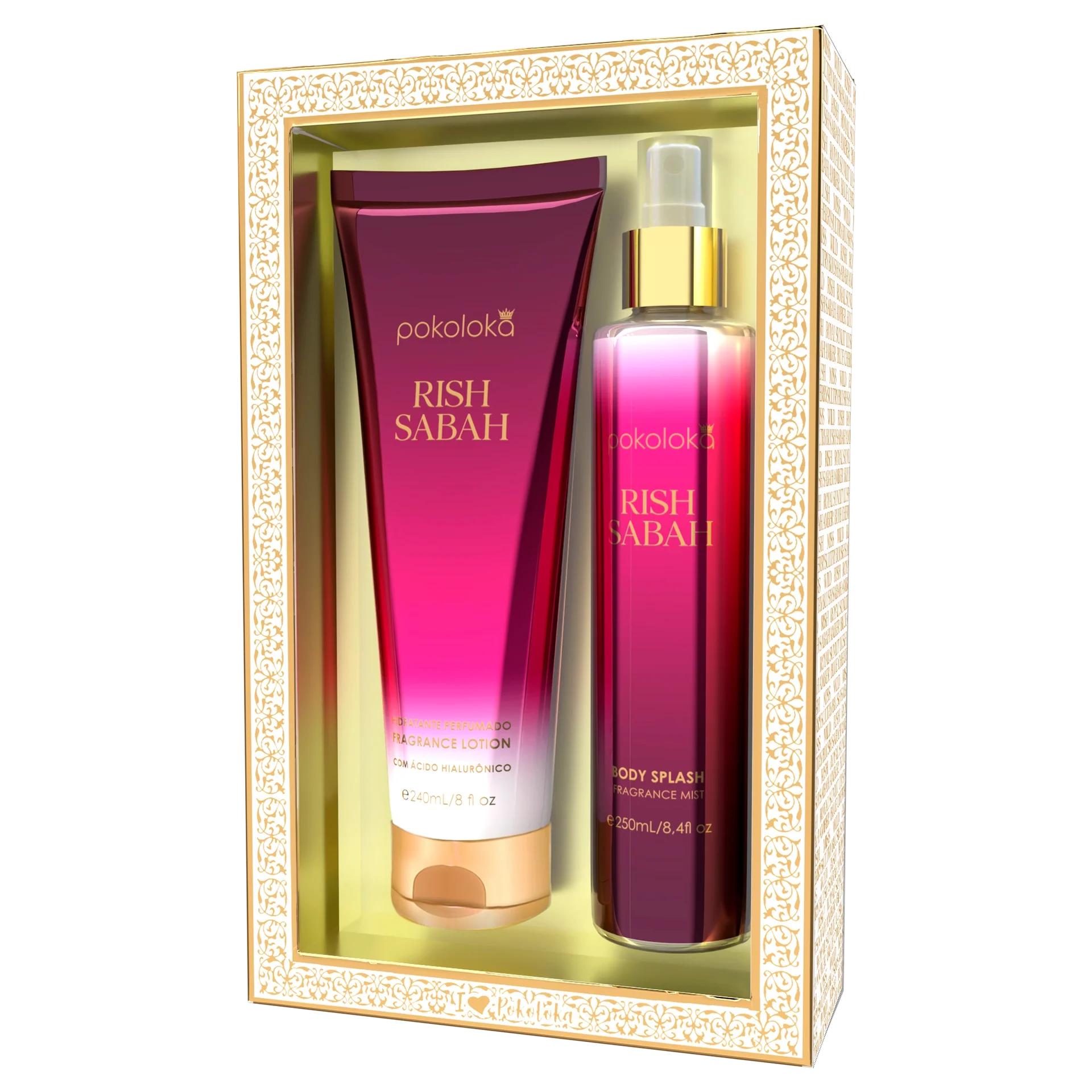 Kit Pokoloka Luxury Rish Sabah — Pokoloka com entrega em Recife e RMR | Liquida Perfumes