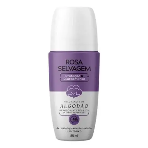 Desodorante Roll-on Clareador Algodão Rosa Selvagem — RosaSelvagem com entrega em Recife e RMR | Liquida Perfumes