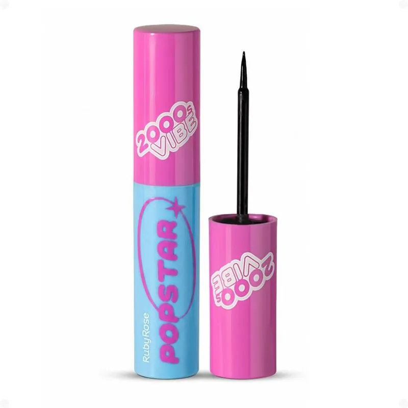 Delineador Líquido Dark Line PopStar — RubyRose com entrega em Recife e RMR | Liquida Perfumes