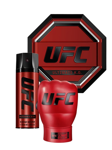 Kit Ultimate K.O + Body Spray 200ml UFC — UFC com entrega em Recife e RMR | Liquida Perfumes