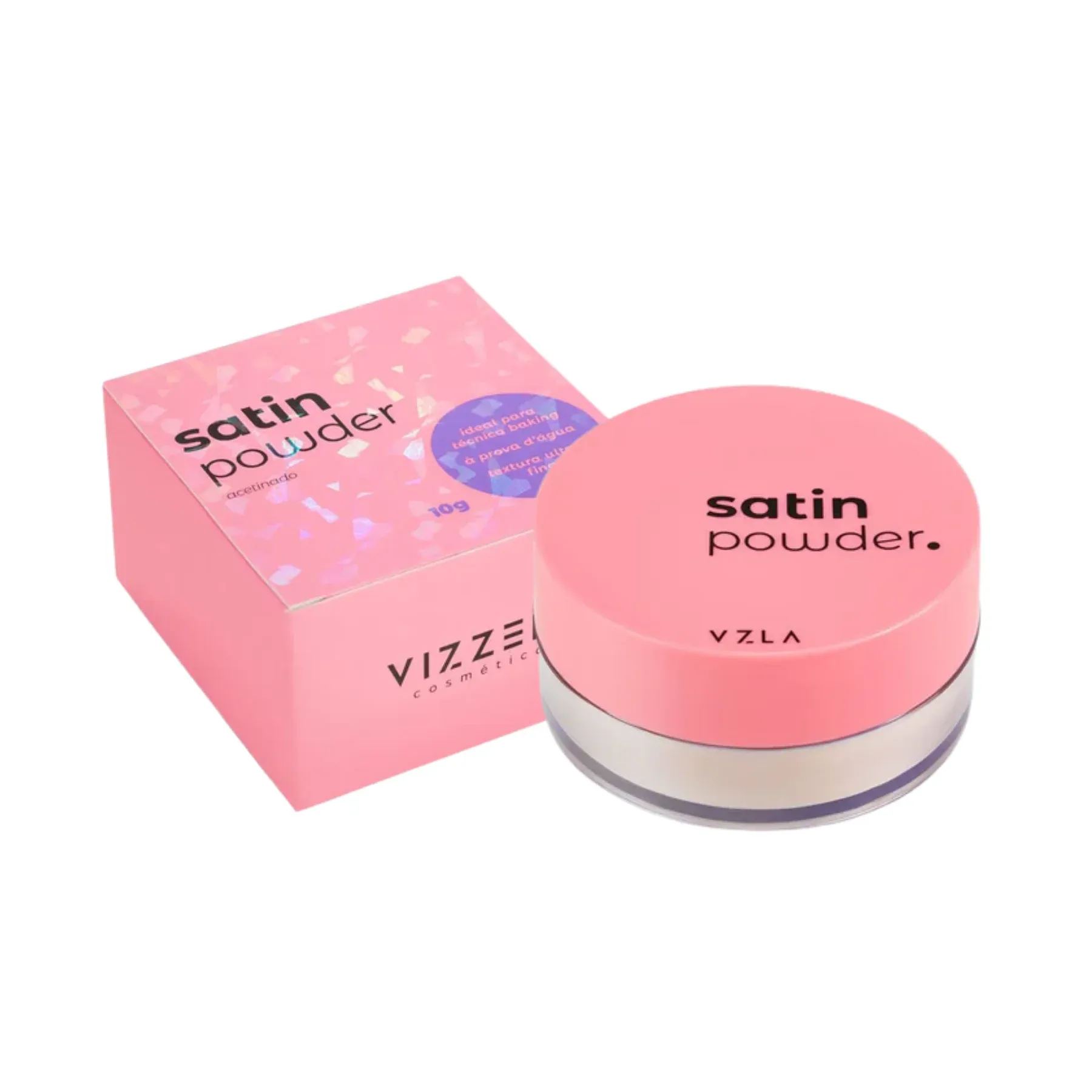 Pó Solto Acetinado satin powder Cor 01 Vizzela — Vizzela com entrega em Recife e RMR | Liquida Perfumes