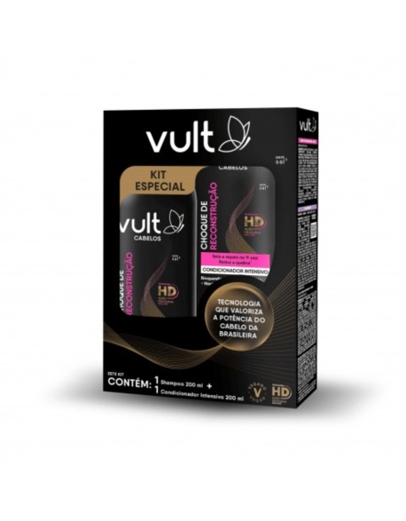 Pack Vult Choque de Reconstrução 200ml — Vult com entrega em Recife e RMR | Liquida Perfumes